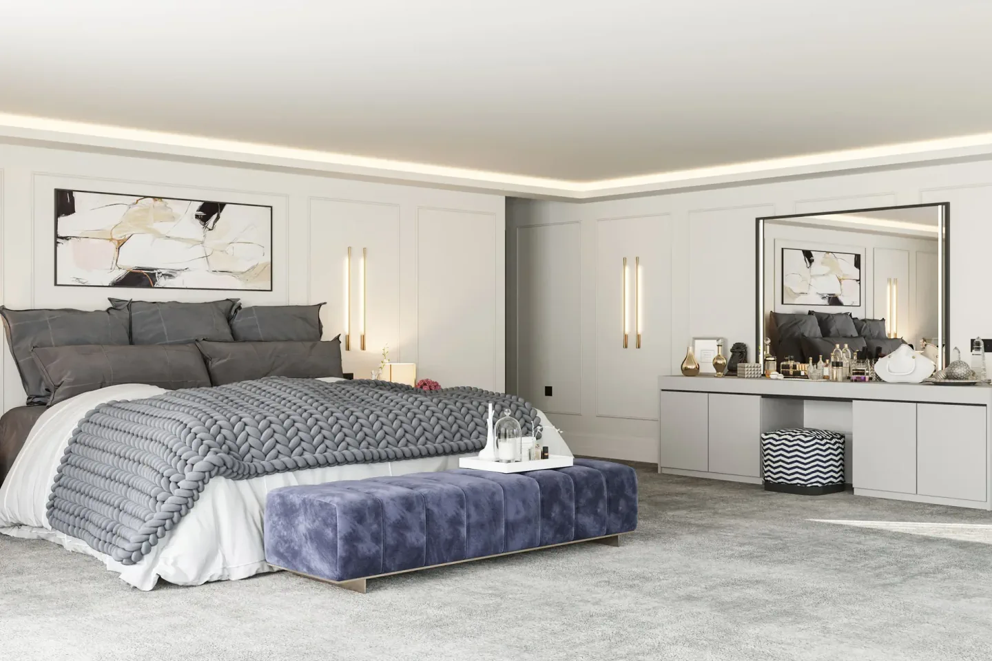 MC House residential interior in Hamburg