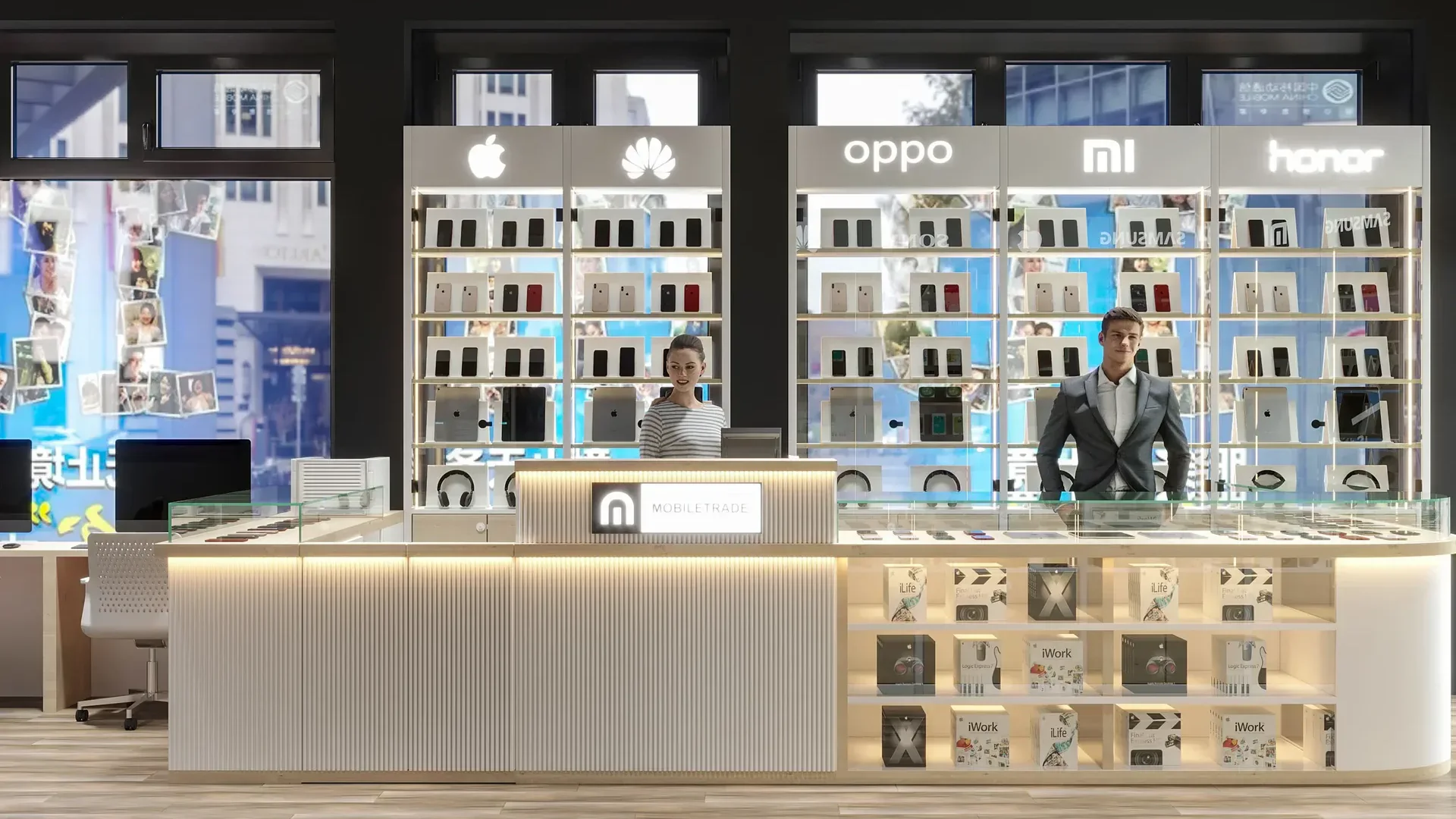 Mobile Trade retail interior in Hamburg